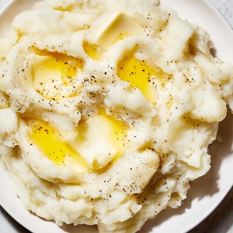 Steaming bowl of homemade Mashed Potatoes, buttery and rich, ready to accompany a holiday roast.