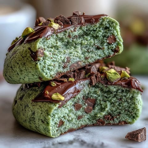 St. Patrick's Day Pistachio Pudding Cookies with a soft, chewy texture and vibrant green color from real pistachios.