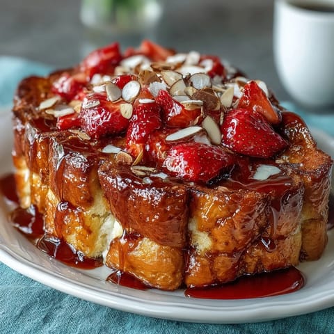 Spring Brunch Strawberry French Toast