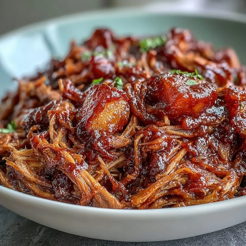 Honey Peach BBQ Pulled Pork