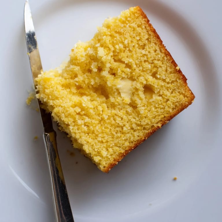 A slice of moist cornbread on a plate beside a steaming bowl of chili, showcasing a classic American side dish pairing.