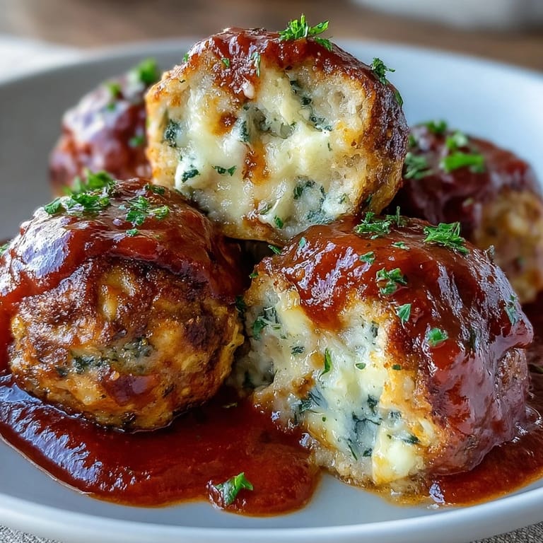 Savory Italian-American slow cooker meatballs in marinara, bursting with flavor and ideal for festive celebrations or cozy dinners.
