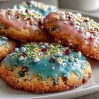 Soft lemon sugar cookies with pastel glaze, perfect for spring celebrations and afternoon tea parties.  